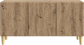 vidaXL Ντουλάπι TV 99 x 34,5 x 50 εκ. Artisan Δρυς Επεξεργασμένο Ξύλο
