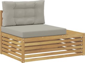 vidaXL Σειρά Καναπέ Εξωτερικού Λευκό 230,5 x 83 x 73 εκ Πολυεστέρας