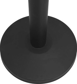 vidaXL Διαχωριστικά Κολονάκια με Ιμάντα 4 τεμ. Μαύρα Σιδερένια