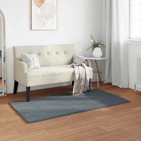 Χαλιά Ψεύτικου Κουνελιού Olite Ανθρακί 80 x 150 cm Πολυεστέρας