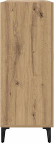 vidaXL Πλαϊνό γραφείο Artisan Oak 69,5 x 34 x 90 εκ.