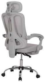 ΚΑΡΕΚΛΑ ΓΡΑΦΕΙΟΥ BARNET HM18258.02 ΓΚΡΙ MESH-ΓΚΡΙ ΣΚΕΛΕΤΟΣ NYLON 61x62x123Υ