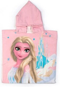 Πόντσο Θαλάσσης Disney Frozen 38 Quick Dry Pink DimCol