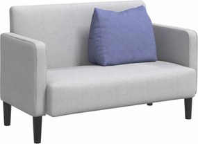 vidaXL Μαξιλάρι Πλάτης Μπλε τζην 60 x 20 x 50 εκ. ύφασμα