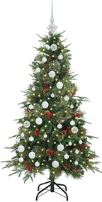 vidaXL Τεχνητό Χριστουγεννιάτικο Δέντρο με Άξονα Πράσινο 150 cm