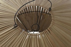 Σκιά Λάμπας Home ESPRIT Φυσικό Bamboo 80 x 80 x 33 cm