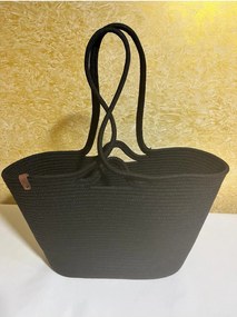 Stewehome Τσάντα παραλίας από πλεκτή ψάθα 40x10 cm