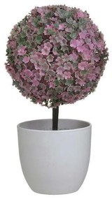Διακοσμητικό Φυτό Σε Γλαστράκι 3-85-311-0008 Φ12x25cm Pink-Green Inart Πλαστικό