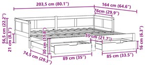 ΚΑΝΑΠΕΣ ΚΡΕΒΑΤΙ ΣΥΡΟΜΕΝΟΣ ΧΩΡΙΣ ΣΤΡΩΜΑ 80X200 ΕΚ. &amp; ΣΥΡΤΑΡΙΑ 3302215