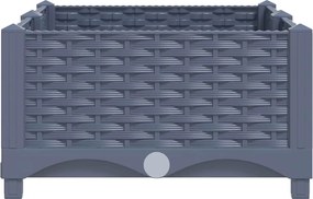 vidaXL Ζαρντινιέρα 80 x 40 x 23 εκ. από Πολυπροπυλένιο