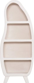 ΡΑΦΙΕΡΑ ΣΕΙΡΑ SANTORINI HM18067 MDF ΣΕ ΥΠΟΛΕΥΚΟ ΧΡΩΜΑ 80x38x196Υεκ.