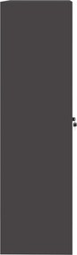 vidaXL Ντουλάπι αποθήκευσης Μαύρο 90 x 40 x 140 cm Ατσάλι