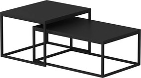 Ζιγκόν (2 Τεμαχίων) Μαύρο FLENACI 60x47x45