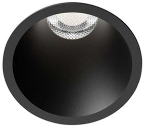 Σποτ Χωνευτό Dylan 4311101 Φ6,2cm Led 370/440lm 7W Black Viokef Στρόγγυλο Μέταλλο
