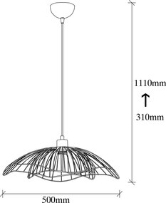 Chandelier Farac - 6380 Black