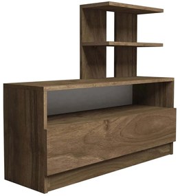 Παπουτσοθήκη Airy 802CLP3907 100x29,6x85cm Walnut Μοριοσανίδα, Μελαμίνη