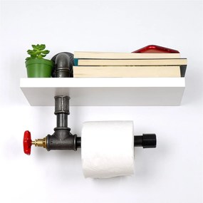 Toilet Paper Holder Boruraf244 White