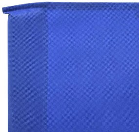 vidaXL Προστατευτικό Αέρα με 9 Πάνελ Αζούρ Μπλε 1200x160 εκ Υφασμάτινο