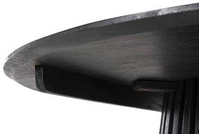 ΤΡΑΠΕΖΙ ΤΡΑΠΕΖΑΡΙΑΣ FRANTZ HM9457.12 ΜΑΣΙΦ MINDI ΞΥΛΟ ΣΕ ΜΑΥΡΟ Φ150x75Υεκ