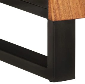 vidaXL Έπιπλο Νιπτήρα 62 x 33 x 58 εκ. Μασίφ Ξύλο Ακακίας &amp; Επεξ. Ξύλο