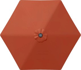 vidaXL Ομπρέλα Κήπου με LED Φώτα και Βάση 270 x 270 εκ Πολυεστέρας