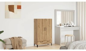 vidaXL Ντουλάπα τεχνίτης Δρυς 70 x 31 x 115 εκ. από Επεξεργασμένο Ξύλο