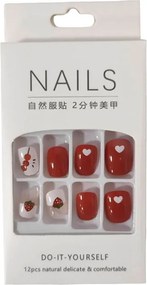 Αυτοκόλλητα νύχια σε διάφορα σχέδια - Press-on fake nails