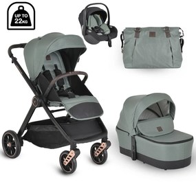 CANGAROO ΠΟΛΥΚΑΡΟΤΣΙ ΜΕ ΠΟΡΤ ΜΠΕΜΠΕ ΚΑΙ ΚΑΘΙΣΜΑ ΑΥΤΟΚΙΝΗΤΟΥ 3 ΣΕ 1 MACAN GREEN 3800146236113-3