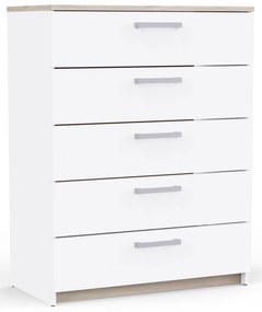 Συρταριέρα Winston 5S-Leuko