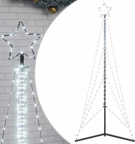 vidaXL Χριστουγεννιάτικο δέντρο LED 483 LED Cold White 240 cm