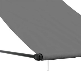 vidaXL Τέντα Συρόμενη Ανθρακί 150 x 150 εκ. από Ύφασμα και Ατσάλι