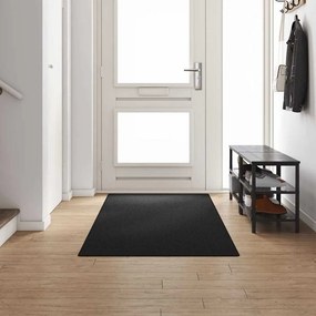 vidaXL Δερμάτινο Χαλί Ανθρακί 100 x 300 cm 100% Πολυπροπυλένιο