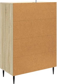 vidaXL Πλαϊνό γραφείο με συρτάρι Sonoma Δρυς 66 x 34,5 x 95 εκ.