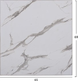 ΕΠΙΦΑΝΕΙΑ ΤΡΑΠΕΖΙΟΥ HPL MARBLE WHITE-GREY 5145 HM5827.11 65X69