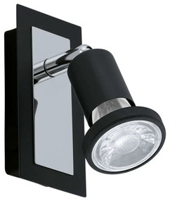 Φωτιστικό Τοίχου - Οροφής Led 94963 Black Sarria Eglo Metal