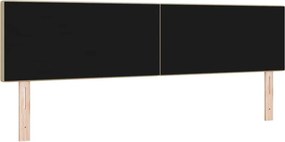 vidaXL LED κεφαλάρι Γκρι Πράσινο 180 cm Υφασμάτινο Κορντουρά