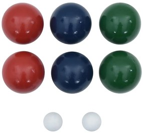 vidaXL Σετ Μπάλες Bocce 8 Τεμ. με Θήκη Μεταφοράς Μασίφ Ξύλο Πεύκου