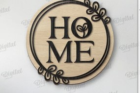 Intra απο ξύλο plywood 3mm-4mm πάχος 3D ξύλινη πινακίδα για το σπίτι Δίασταση 30x20 cm INTRAFABR-120712860