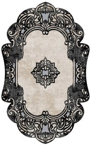 Χαλί Eugene V3 4643-1 905ANR1116 Black-White Conceptum Hypnose 80X150cm