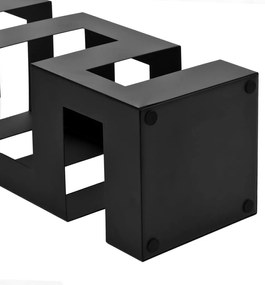 vidaXL Ομπρελοθήκη με Σχέδιο Tetris Μαύρη Ατσάλινη