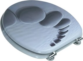 vidaXL Κάλυμμα Λεκάνης με Σχέδιο Πέτρες από MDF