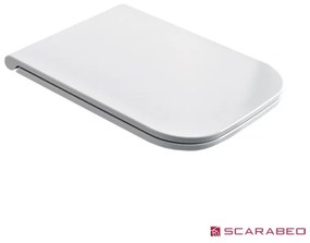 Scarabeo 8305BS Λευκό Κάλυμμα Βακελίτη Slim Soft Close