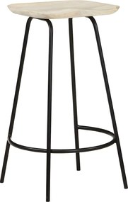 vidaXL Σκαμπό Μπαρ 2 τεμ. από Μασίφ Ξύλο Μάνγκο