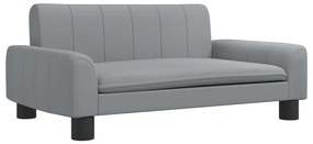 vidaXL Καναπές Παιδικός Ανοιχτό Γκρι 70x45x30 εκ. από Ύφασμα