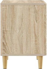 vidaXL Κομοδίνο 2 τεμ. Sonoma Δρυς 43 x 34,5 x 50 εκ