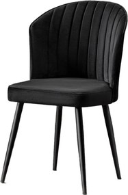 Chair Set (2 Pieces) Rubi - Black Black