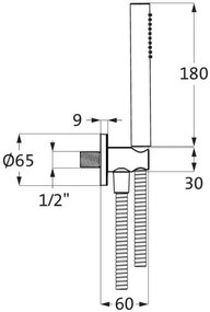 Σετ βέργα ντούζ Herzbach Living Spa II