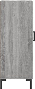 vidaXL Ντουλάπι Γκρι Sonoma 34,5x34x90 εκ. από Επεξεργασμένο Ξύλο