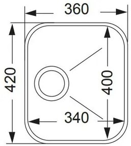 Νεροχύτης Apell 84-47 x 42 εκ.