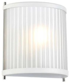 Απλίκα Φωτιστικό Τοίχου 1xE27 Corona Elstead Lighting-DL-CORONA1-WPN-Λευκό DL-CORONA1-WPN